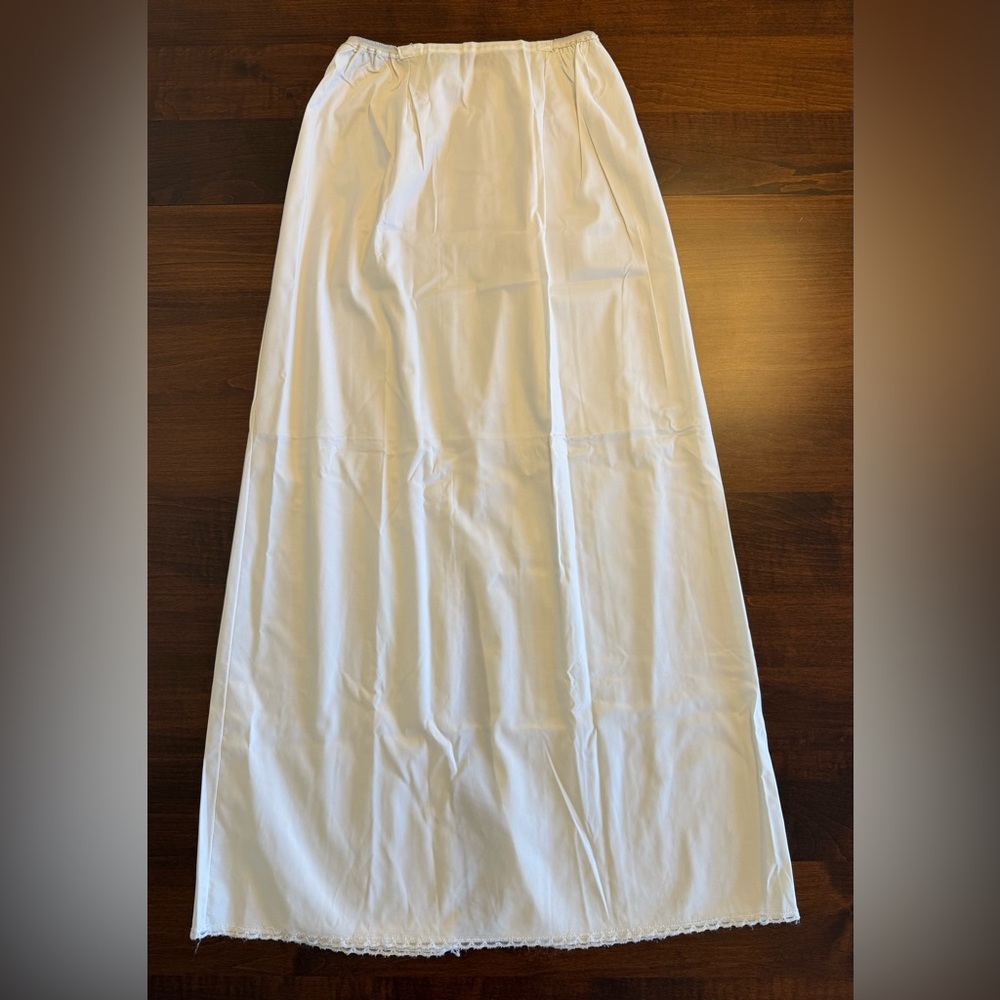 Vintage Vassarette long slip 80s 90s Cottagecore Coquette Girl Fairycore Sz M